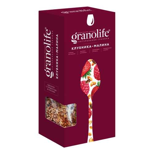 Гранола Granolife клубника-малина 200 г в Слата