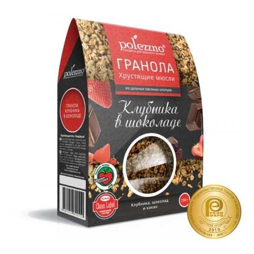 Гранола Polezzno клубника в шоколаде 250 г в Слата