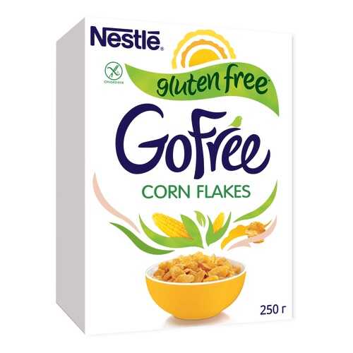 Хлопья кукурузные Nestle Gofree обогащенные витаминами 250 г в Слата