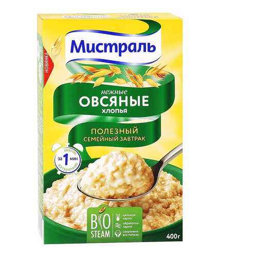 Хлопья Мистраль овсяные нежные 400 г в Слата