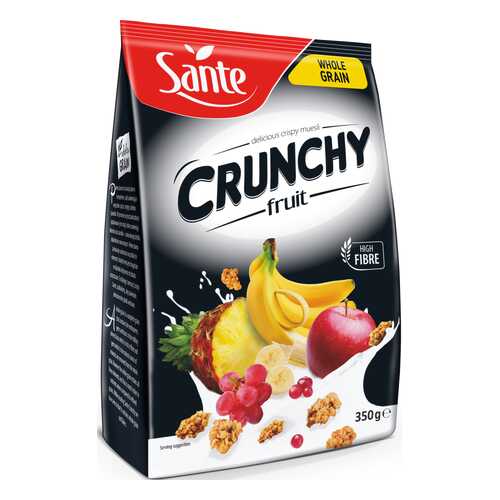 Хлопья Sante Crunchy Овсяные с фруктами 350г в Слата