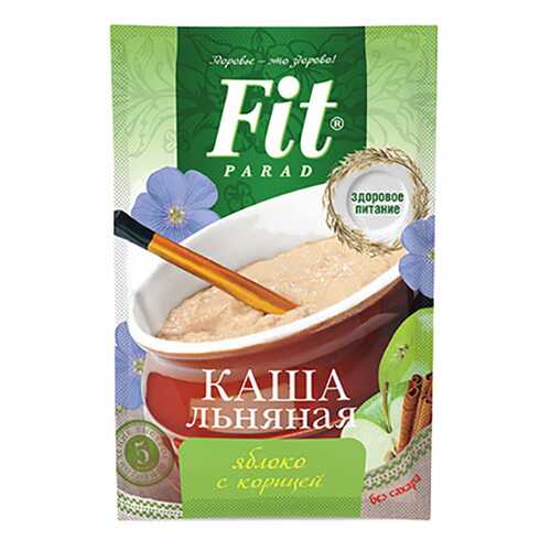 Каша льняная Fit Parad яблоко с корицей в Слата