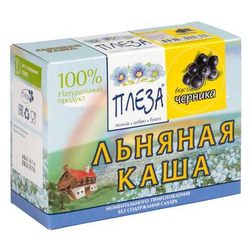 Каша льняная Плеза черника 200 г в Слата