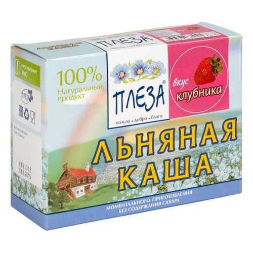 Каша льняная Плеза вкус клубника 200 г в Слата