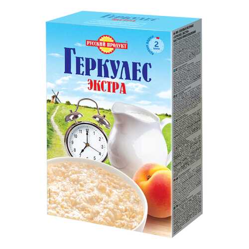 Овсяные хлопья Геркулес экстра быстрого приготовления 350 г в Слата