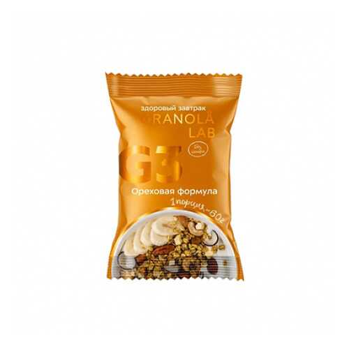 Завтрак готовый гранола Ореховая формула Granola.Lab 60 г в Слата