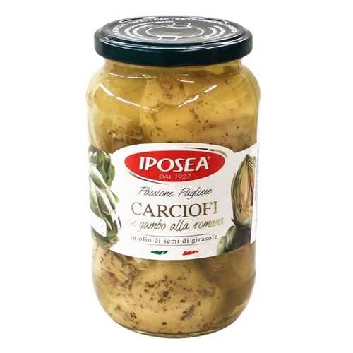 Артишоки Iposea со стеблем в масле 510 г в Слата