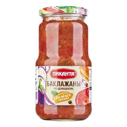 Баклажаны Пиканта По-домашнему 520 г в Слата