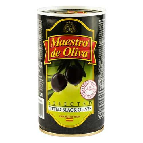 Маслины без косточки Maestro de Oliva отборные 360 г в Слата