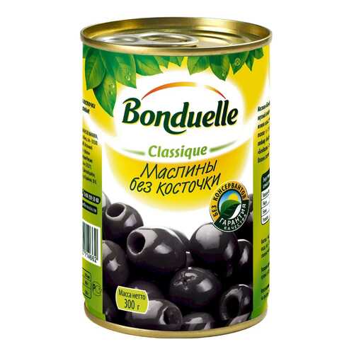 Маслины Bonduelle черные без косточки 300 г в Слата