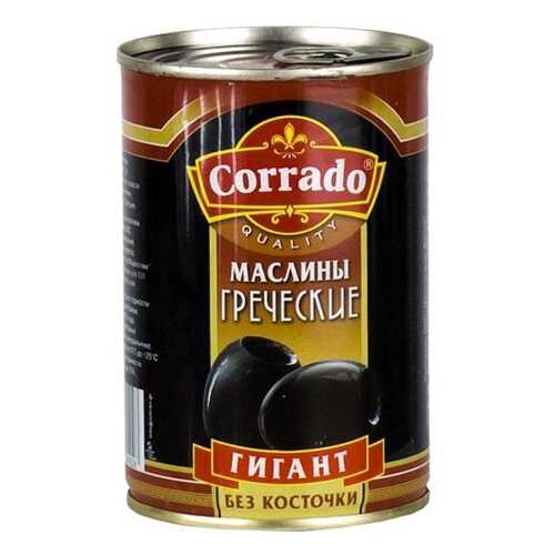Маслины Corrado греческие гигант без косточки 420 г в Слата