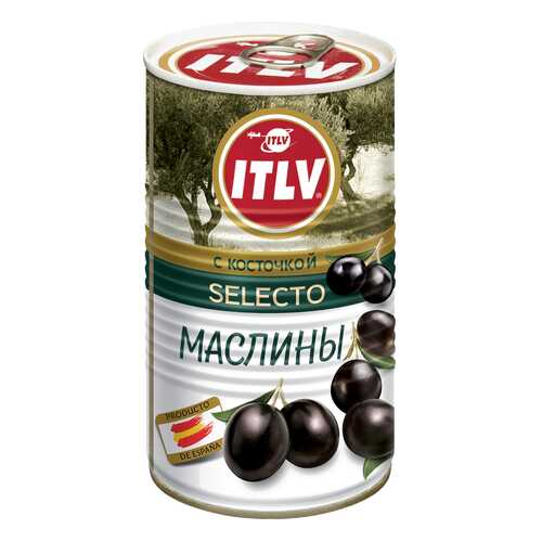 Маслины ITLV с косточкой 0.37 л в Слата