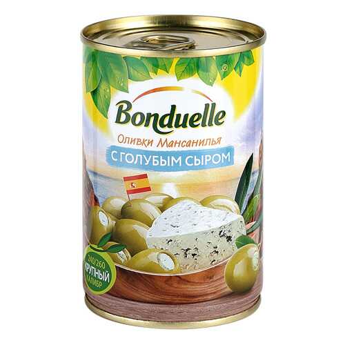 Оливки Bonduelle мансанилья с голубым сыром 314 л в Слата