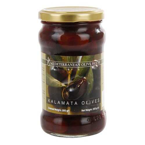 Оливки черные Mediterranean Olive House каламата 300 г в Слата
