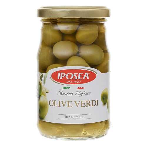 Оливки Iposea барийские с косточкой 290 г в Слата