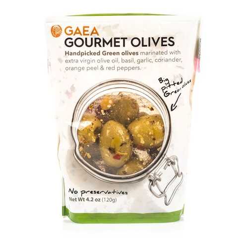 Оливки зелёные без косточки Гурмэ Gaea 120 г, Греция в Слата