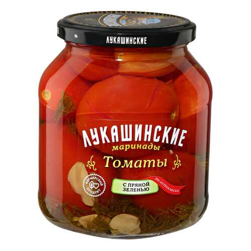 Томаты Лукашинские по-астрахански с пряной зеленью 670г в Слата
