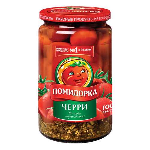 Томаты Помидорка черри маринованные 680 г в Слата