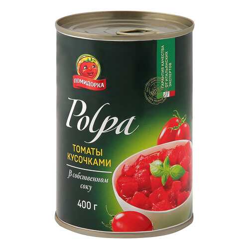 Томаты в собственном соку Помидорка кусочками 425 мл в Слата