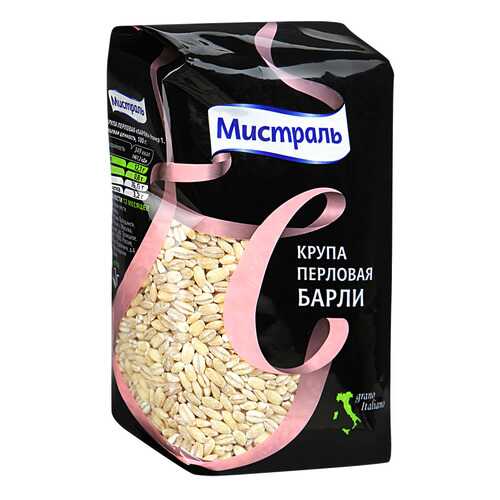 Крупа Мистраль барли перловая 500 г в Слата