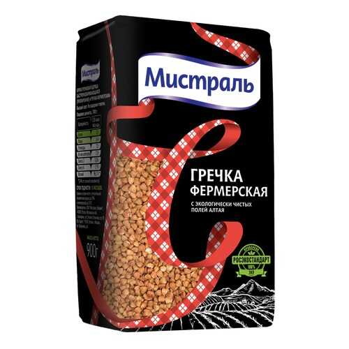 Крупа Мистраль Гречневая Фермерская 900г в Слата