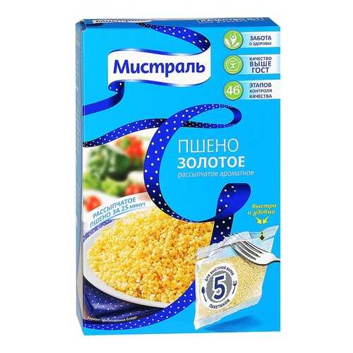 Пшено Мистраль Золотое 5пак*80г в Слата
