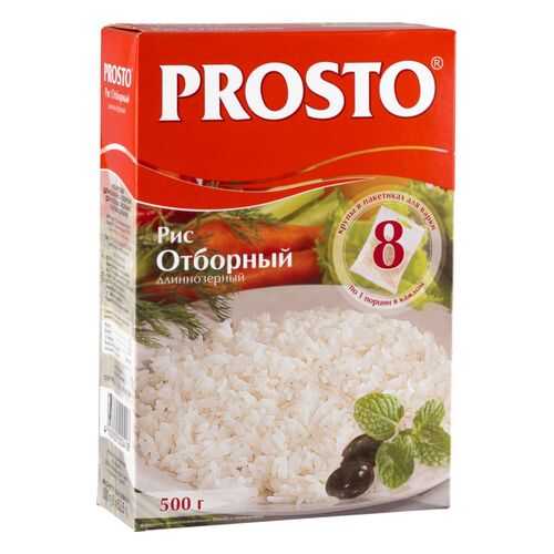 Рис Prosto отборный длиннозерный в пакетиках 500 г в Слата