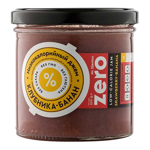 Джем Mr. Djemius ZERO 270 г клубника, банан в Слата