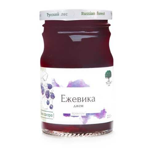 Джем Русский лес Ежевика Премиум, 220 гр в Слата