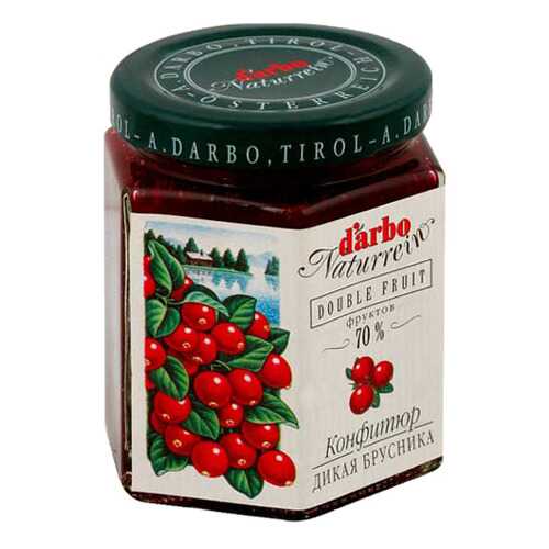 Конфитюр D'arbo дикая брусника 200 г в Слата