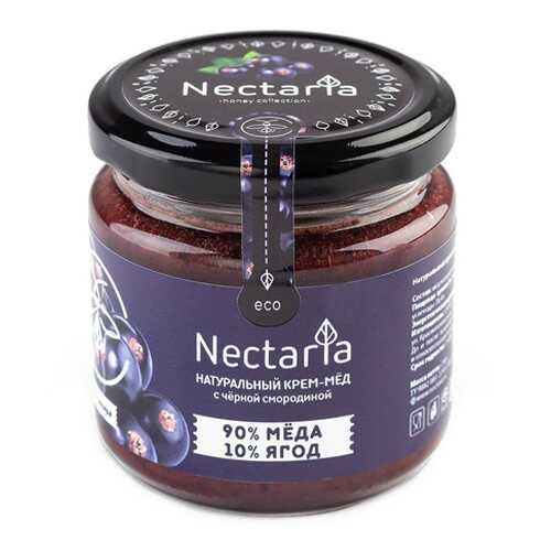 Крем-мёд с чёрной смородиной Nectaria 230 г в Слата