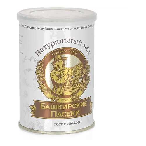 Мёд Башкирские пасеки+ цветочный натуральный 550 г ж/б Россия в Слата