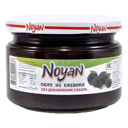 Пюре Noyan из ежевики без сахара 270 г в Слата