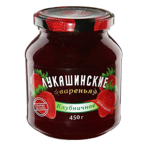 Варенье Лукашинские из клубники 450 г Россия в Слата