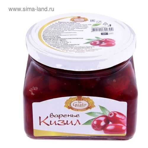 Варенье Te Gusto из кизила 430 г Армения в Слата