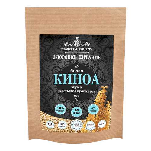 Киноа белая Продукты XXII века мука цельнозерновая в/с 100 г в Слата
