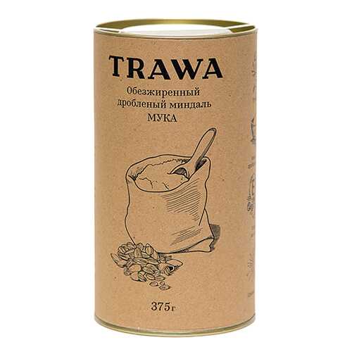 Мука из обезжиренного миндаля Trawa 375 г в Слата