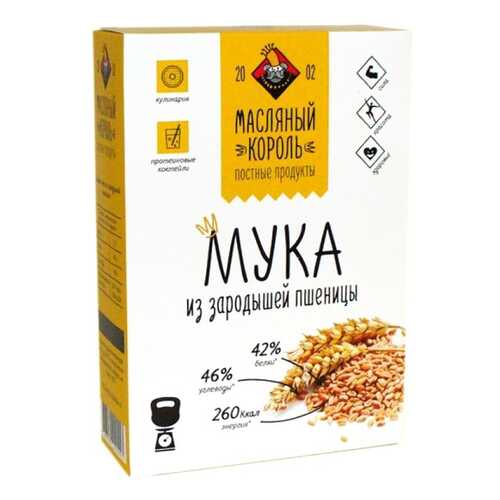 Мука Масляный Король из зародышей пшеницы 300 г в Слата