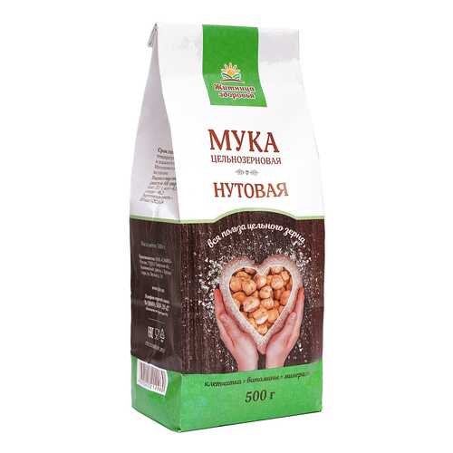 Мука нутовая цельнозерновая Житница здоровья 0.5 кг в Слата