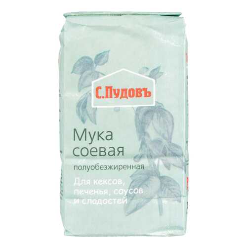 Мука соевая С.Пудовъ полуобезжиренная 400 г в Слата