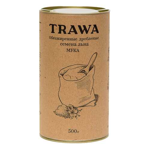 Мука Trawa из обезжиренных семян льна 500 мл в Слата