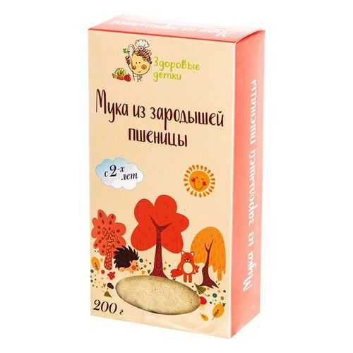 Мука Здоровые детки из зародышей пшеницы 200 г в Слата