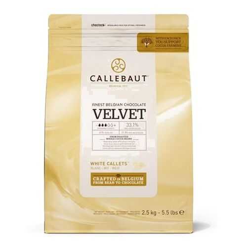 Шоколад белый Callebaut с пониженным содержанием сахара (W3-RT-U71) 2.5 кг в Слата