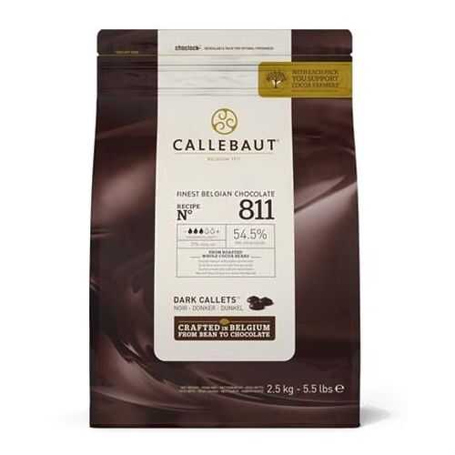 Шоколад темный Callebaut 54.5% какао (811-RT-U71) 2.5 кг в Слата