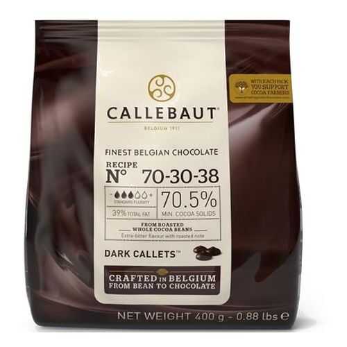 Шоколад темный Callebaut 70.5% какао (70-30-38-E0-D94) 0.4 кг в Слата