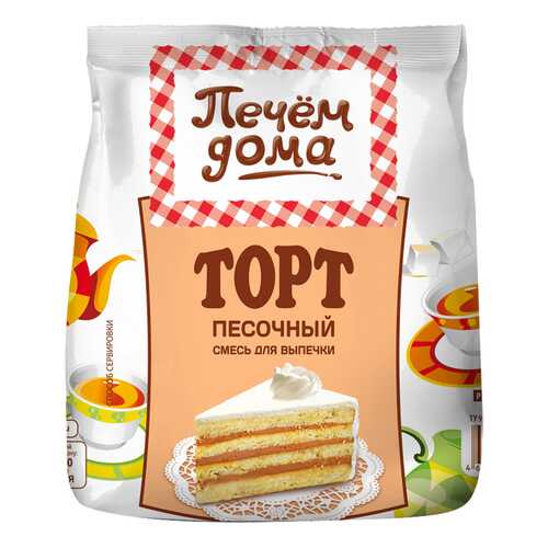 Смесь для выпечки Печем дома торт песочный 400 г в Слата