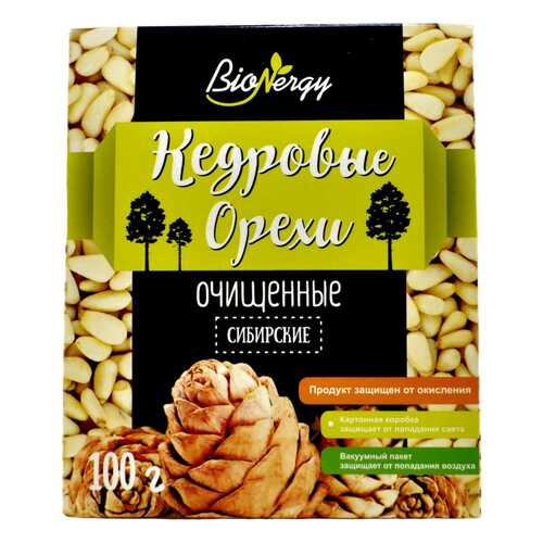 Кедровые орехи ядра BioNergy 100 г в Слата