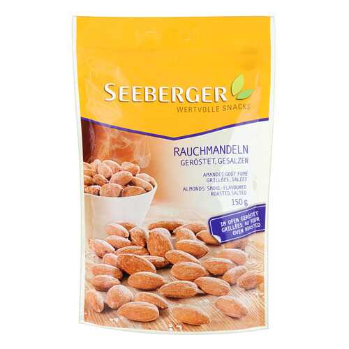 Миндаль копченый обжареный с солью Seeberger 150 г в Слата