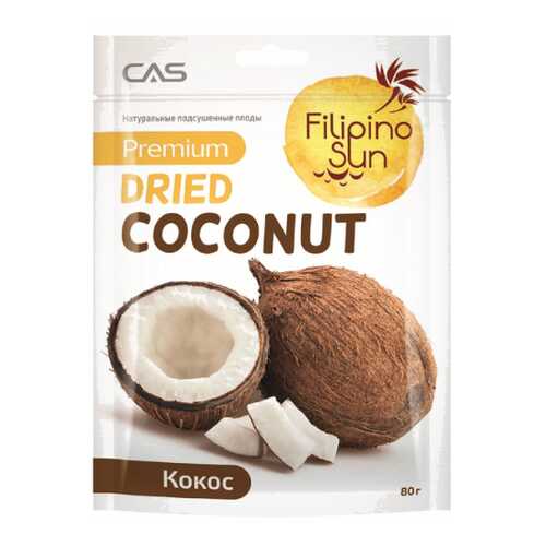 Плоды кокоса Filipino Sun сушеные 60 г в Слата