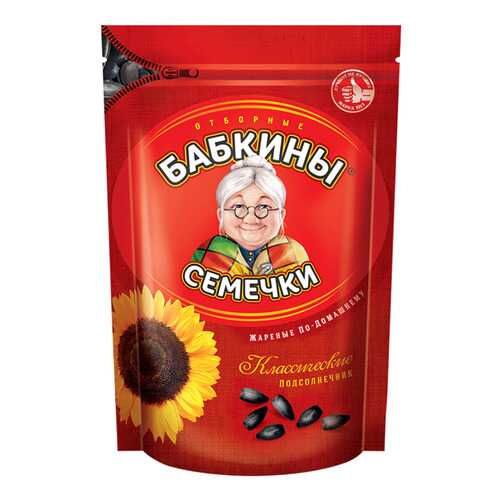Семечки Бабкины жареные 300 г в Слата